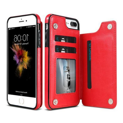 RoyaleGlow Luxury Leather Wallet Case For iPhone 12 Pro