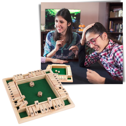 Royaleva Wooden Dice Game Fun for Kids and Family Play