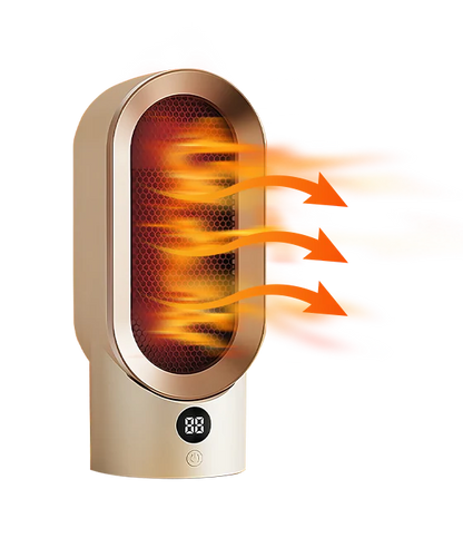 Luxora Airwave Portable Electric Fan Heater for Quick Warmth