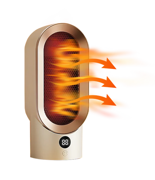 Luxora Airwave Portable Electric Fan Heater for Quick Warmth