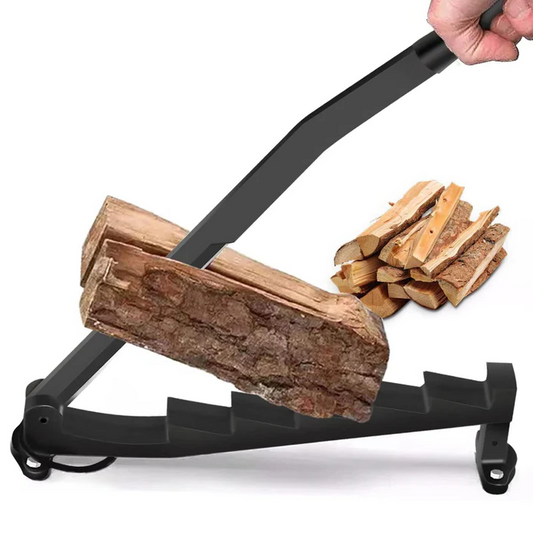 Royaleva Hanging Carbon Steel Firewood Chopping Machine - Portable Wall Mounted Wood Kindling Splitter