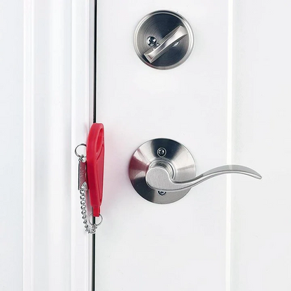 RoyaleGlow Portable Door Lock for Home & Travel Security