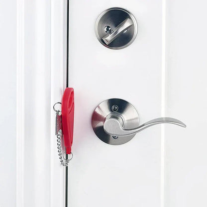 RoyaleGlow Portable Door Lock for Home & Travel Security