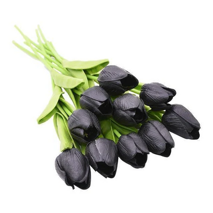 Royaleva 10x Artificial Tulips Flowers for Home Decor