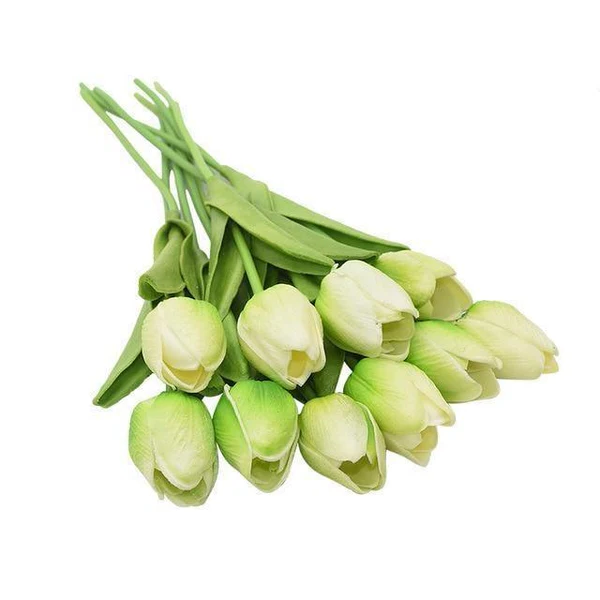 Royaleva 10x Artificial Tulips Flowers for Home Decor