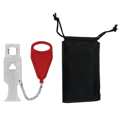 RoyaleGlow Portable Door Lock for Home & Travel Security