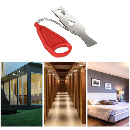 RoyaleGlow Portable Door Lock for Home & Travel Security