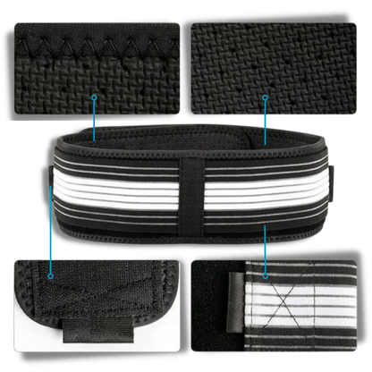 Luxora Adjustable Back Brace Belt for Pain Relief Support