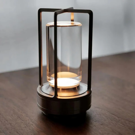 Luxora Crystal Lantern - Stylish USB Rechargeable Light