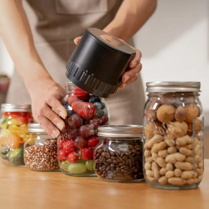 RoyaleGlow Electric Mason Jar Vacuum Sealer Kit | Cordless & Efficient Vacuum System for Mason Jars