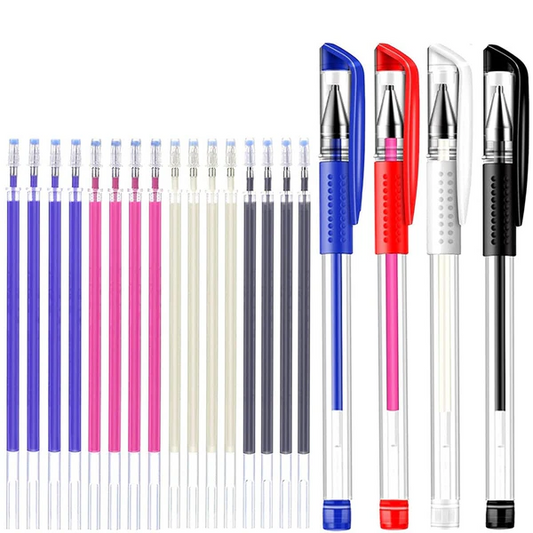 Luxora Heat Erasable Fabric Marking Pens (16 Pcs) Set