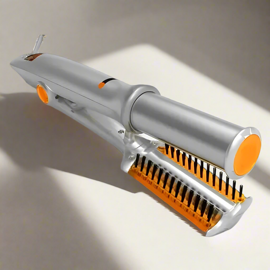 3-in-1 Wet & Dry Hair Styler with Adjustable Heat Settings – Quick Heating, Auto Shut-Off, Silky Straight & Wavy Styling at Home