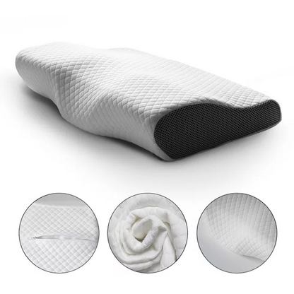 Royaleva Contoured Orthopedic Memory Foam Pillow for Neck Pain