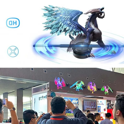 Royaleva 3D Hologram LED Fan Projector for Stunning Displays