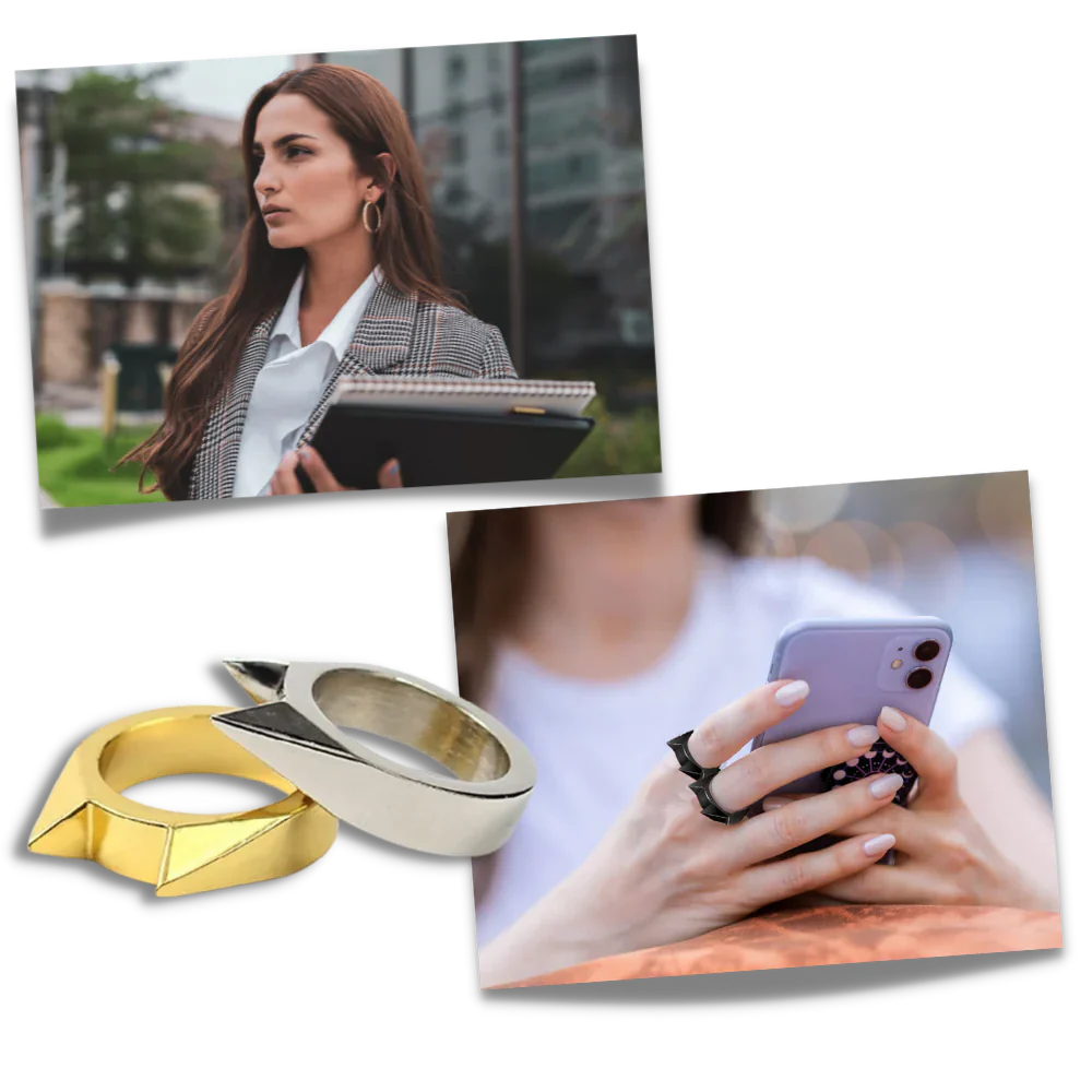 Royaleva Cat Ear Protective Ring for Stylish Self Defense