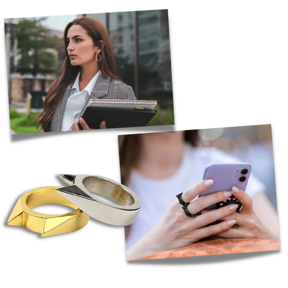 Royaleva Cat Ear Protective Ring for Stylish Self Defense