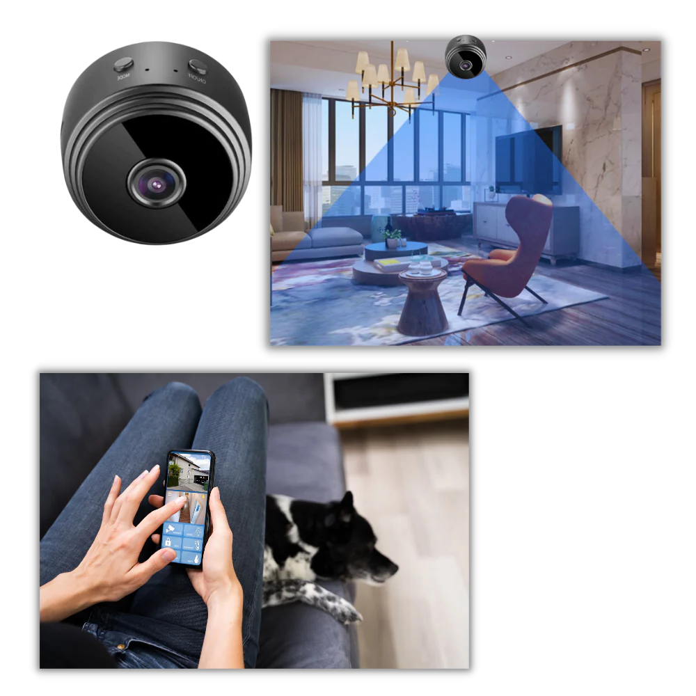 Luxora Mini Wireless Surveillance Camera with Night Vision