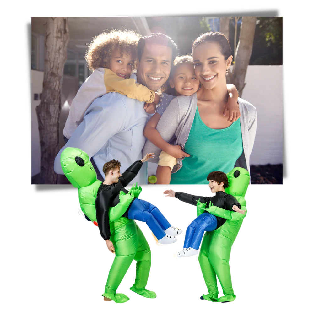 Royaleva Inflatable Alien Costume for Kids and Adults