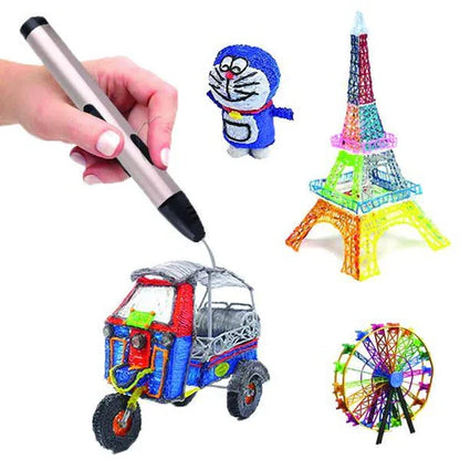 Luxora 3D Printing Pen with Speed Control and Filaments