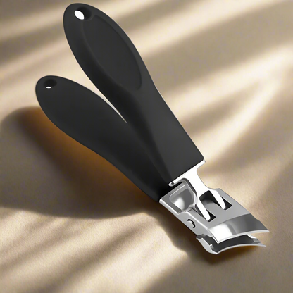 RoyaleGlow Wide Jaw Nail Clipper with Anti-Splash Design