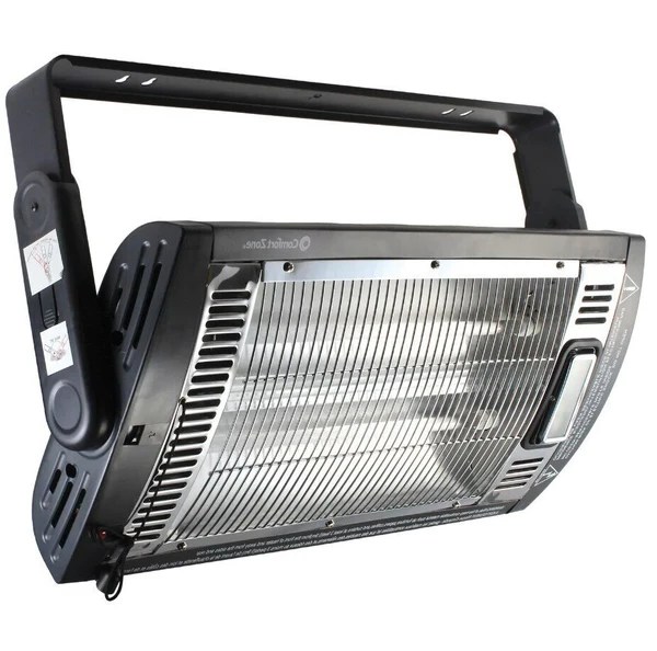 RoyaleGlow Wide Range Outdoor Electric Wall Mounted Infrared Patio Heater