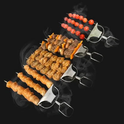 Royaleva 3 Way Grill Skewers for Perfect Kabobs Every Time