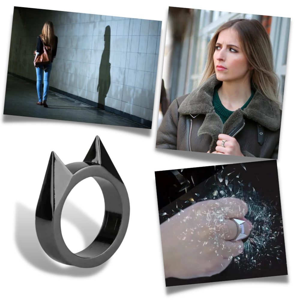 Royaleva Cat Ear Protective Ring for Stylish Self Defense