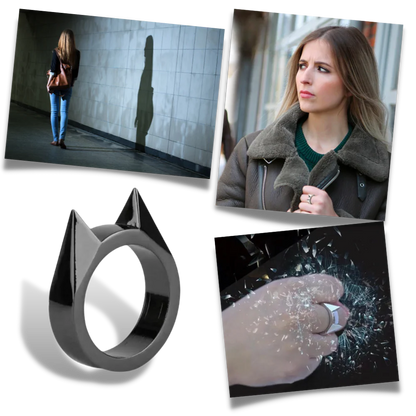 Royaleva Cat Ear Protective Ring for Stylish Self Defense