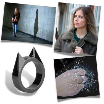 Royaleva Cat Ear Protective Ring for Stylish Self Defense