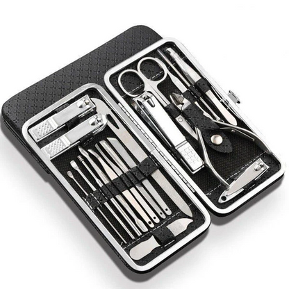 Royaleva 19 in 1 Stainless Steel Manicure Set Nail Clipper Kit
