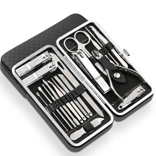 Royaleva 19 in 1 Stainless Steel Manicure Set Nail Clipper Kit