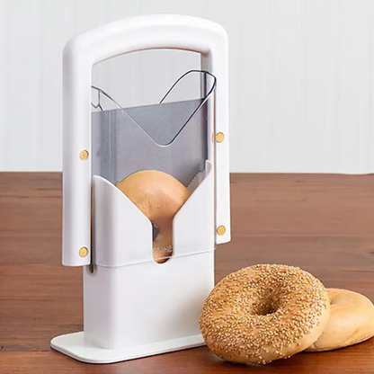 Luxora Stainless Steel Bagel Slicer For Small & Large Bagels