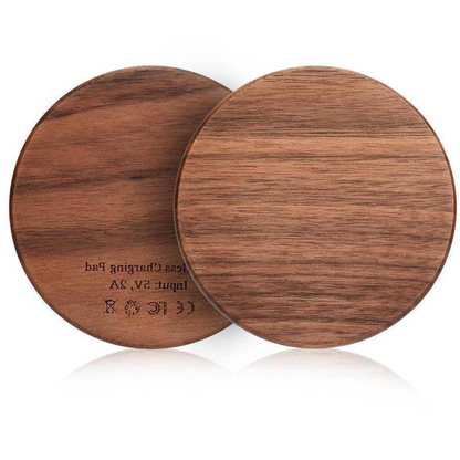 RoyaleGlow Fast Charging Wireless Charger (Wood) Stylish Design