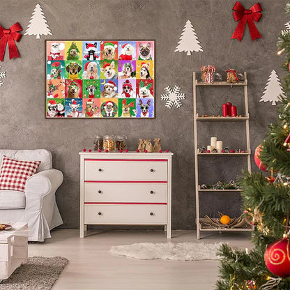 Royaleva Christmas Jigsaw Advent Calendar Puzzle Blind Box 24 Parts