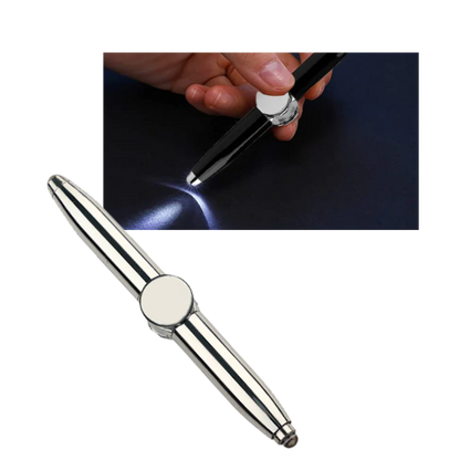 Luxora Fidget Spinner Pen with LED Light - Stress Relief Toy