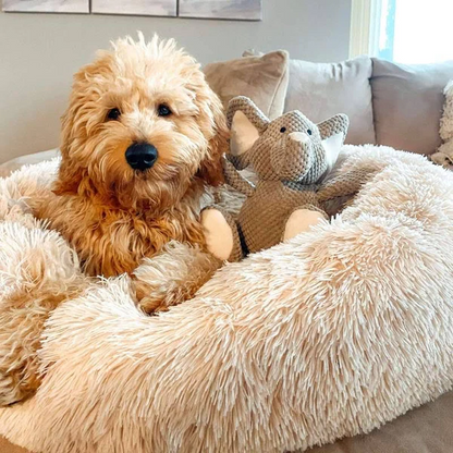 Luxora Calming Dog Bed for Stress Relief and Comfort