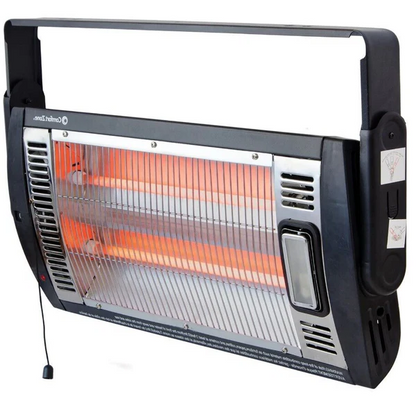 RoyaleGlow Wide Range Outdoor Electric Wall Mounted Infrared Patio Heater