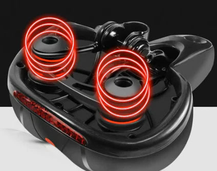 RoyaleGlow Cloud Saddle - Mountain Bike Saddle Shock Absorbing Bicycle