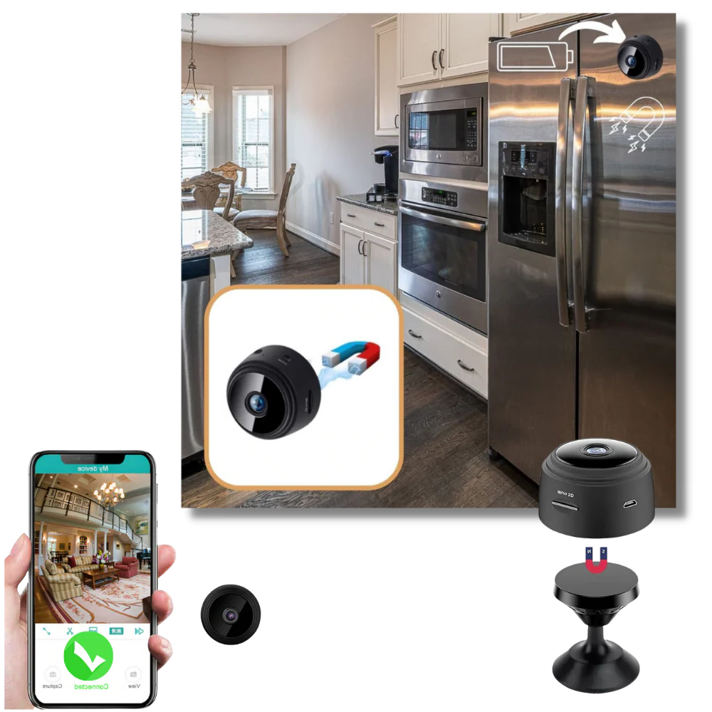 Luxora Mini Wireless Surveillance Camera with Night Vision