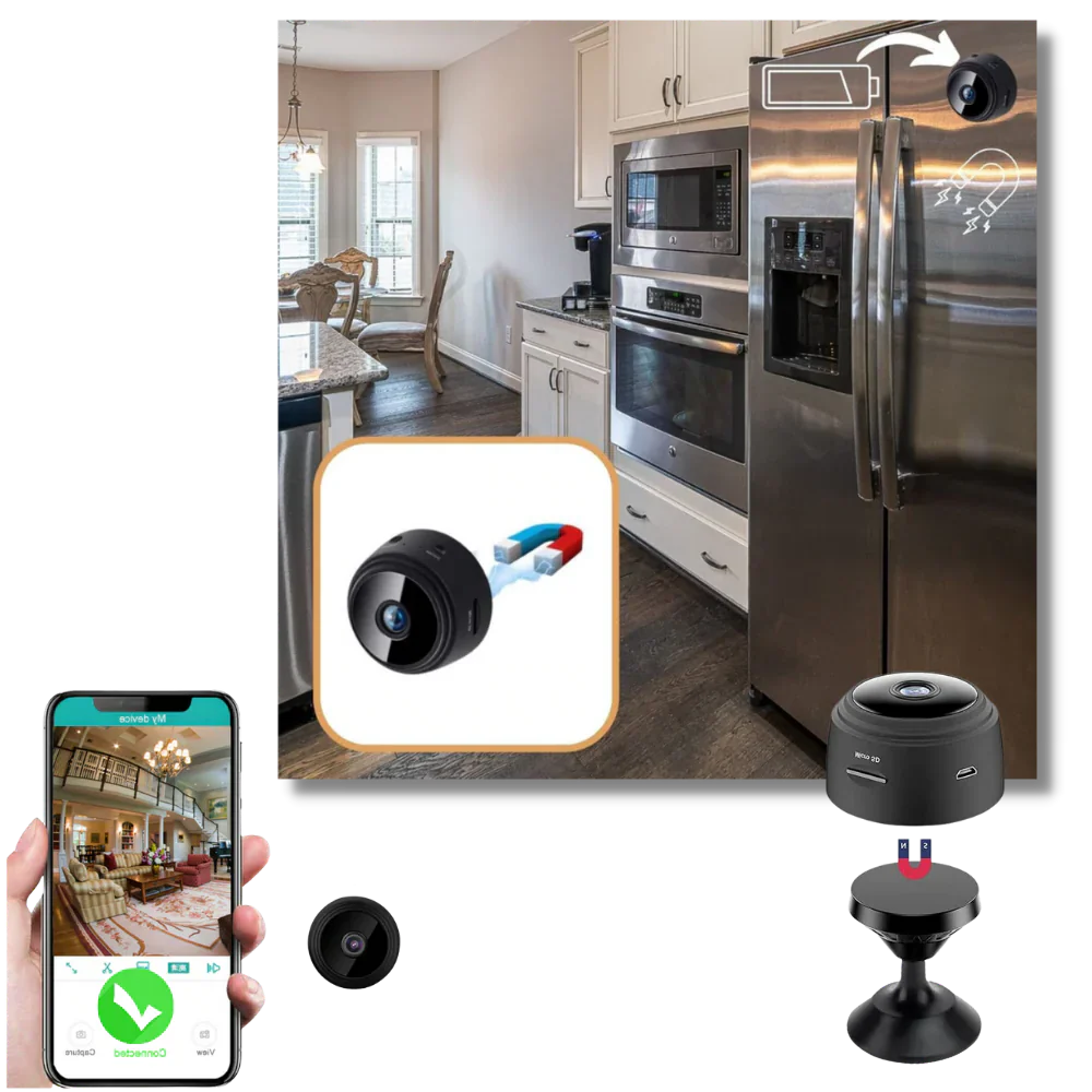 Luxora Mini Wireless Surveillance Camera with Night Vision