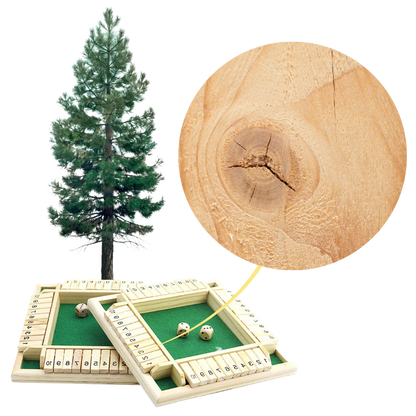 Royaleva Wooden Dice Game Fun for Kids and Family Play
