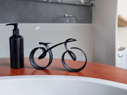 Royaleva Minimalistic Bicycle Sculpture Wire Framed Style