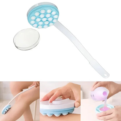 RoyaleGlow Long Handled Back Lotion Applicator and Massager – Easy Reach Roll-On Dispenser for Smooth Skin