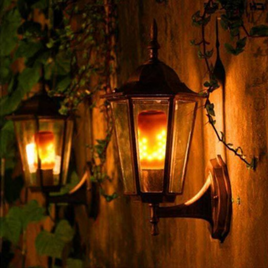 RoyaleGlow LED Flame Effect Light Bulb for Cozy Ambiance