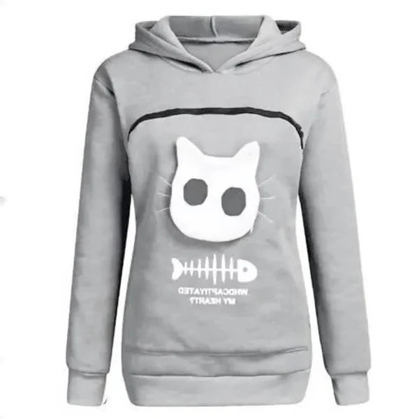 LuxRoyale Cat Lover Hoodie Cuddle Pouch - Perfect Pet Gift