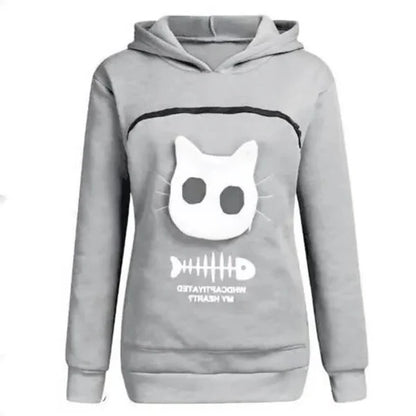 LuxRoyale Cat Lover Hoodie Cuddle Pouch - Perfect Pet Gift