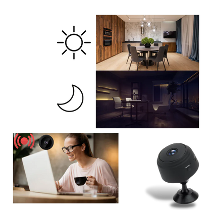 Luxora Mini Wireless Surveillance Camera with Night Vision