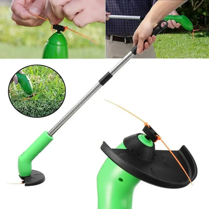 RoyallureCordless Mini Weed Trimmer – Lightweight, Quiet, One-Hand Grass & Edge Precision