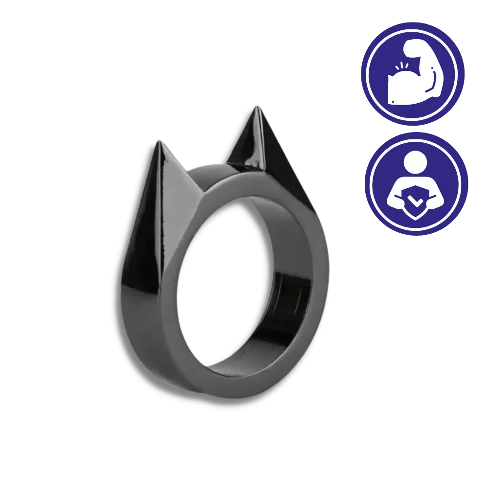 Royaleva Cat Ear Protective Ring for Stylish Self Defense