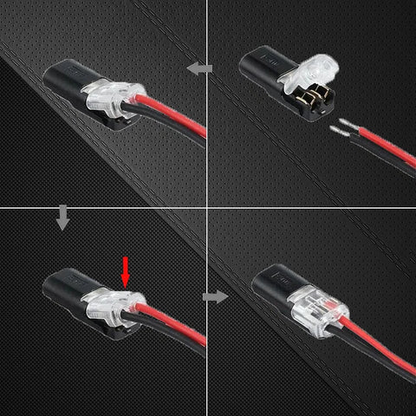 Royaleva Double-wire Push-in Connector with Locking Buckle